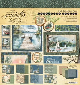 Adventure Awaits - Graphic 45 Collection Pack 8"X8"