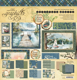 Adventure Awaits - Graphic 45 Collection Pack 12"X12"