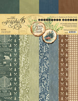 Adventure Awaits - Graphic 45 Patterns & Solids Collection Pack 8.5"X11"