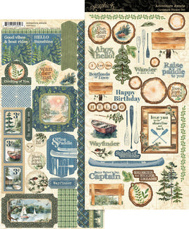 Adventure Awaits - Graphic 45 Sticker Sheet