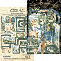 Adventure Awaits - Graphic 45 Chipboard Die-Cuts
