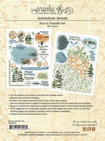 Adventure Awaits - Graphic 45 Rub-On Transfers