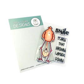 Upside Down Flamingo 3x4 Clear Stamp Set