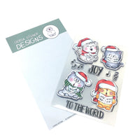 Carol Kitten - 4x6 Clear Stamp Set