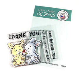 Bunny Friends 3x4 Clear Stamp
