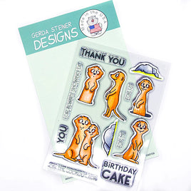 Meerkats on the Lookout! 4x6 Clear Stamp Set