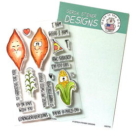 Yams & Corn 4x6 Clear Stamp Set