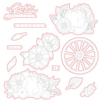 Grateful Gatherings - Honey Cuts Die