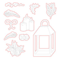Pine & Berry Centerpiece - Honey Cuts Die