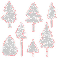 Watercolor Pines - Honey Cuts Die