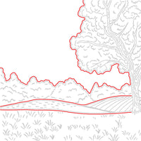 Farmhouse Fields Scene Builder - Honey Cuts Die