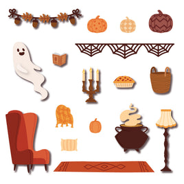 Lovely Layers: Fireplace Falloween Add-On - Honey Cuts Die