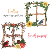 Lovely Layers: Seasonal Frame - Honey Cuts Die