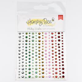 Holiday Wishes - Gem Stickers