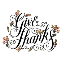 Give Thanks (4pc) - Coordinating Stencil Set
