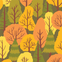Colors Of Autumn (6pc) - Background Stencil Set