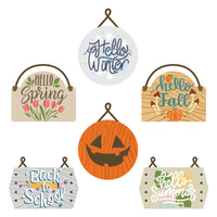 Seasonal Signs (3pc) - Coordinating Stencil