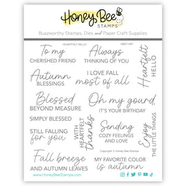 Heartfelt Hello - Clear Stamp
