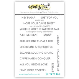 Mini Messages: Sweets - Clear Stamp