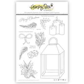 Pine & Berry Centerpiece - Clear Stamp