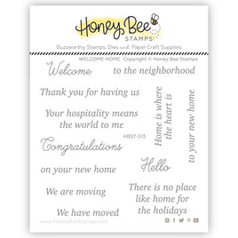 Welcome Home - Clear Stamp