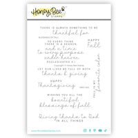 Blessings Of Fall - Clear Stamp