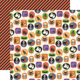 Haunted Portraits - Echo Park Halloween Parade Cardstock 12"X12"