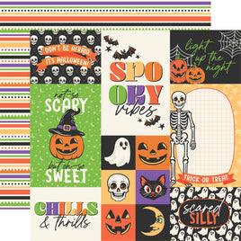 Multi Journaling Cards - Echo Park Halloween Parade Cardstock 12"X12"