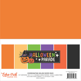 Halloween Parade - Echo Park Solids Kit 12"X12"