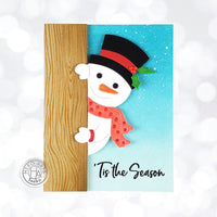 Peeking Snowman - Hero Arts Fancy Dies