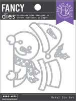 Peeking Snowman - Hero Arts Fancy Dies