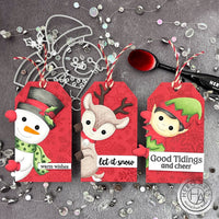 Peeking Snowman - Hero Arts Fancy Dies