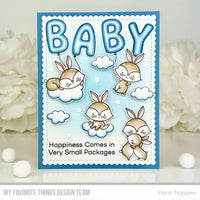 Happiness Comes in Very Small Packages - Clear Stamp