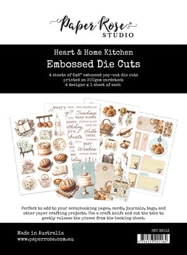 Heart & Home Kitchen 6x8 Embossed Die Cuts 36013