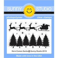 Here Comes Santa Stamp
