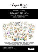 Hop Into Spring 6 x 8" Embossed Die Cuts 36130