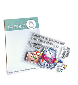 Furry & Bright - 3x4 Clear Stamp Set