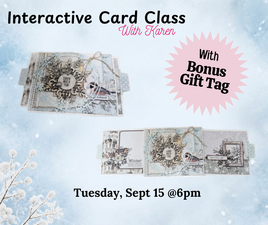 Interactive Card with bonus Tag - Tuesday Evening, September 15th, 2026