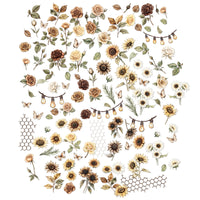 49 & Market Country Heart Cafe Laser Cut Wildflowers