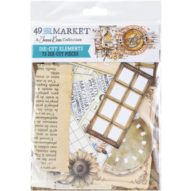 49 & Market Country Heart Cafe Die-Cut Elements