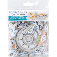 49 & Coastal Soul - Coastal Soul Chipboard Set