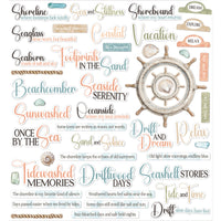 49 & Coastal Soul - Coastal Soul Chipboard Set