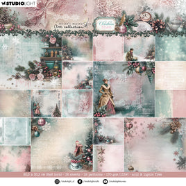 JMA Designer Paper Pad Backgrounds Christmas Blush 36 Sheets