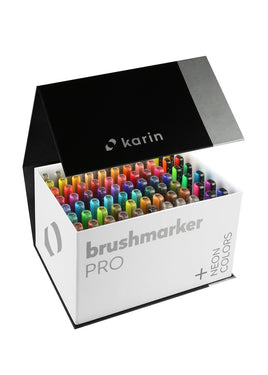 Brushmarker PRO Mega Box PLUS, 72 Colors (Including Neon) + 3 Blenders