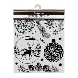 Christmas Balls - Cut Laser Stencil