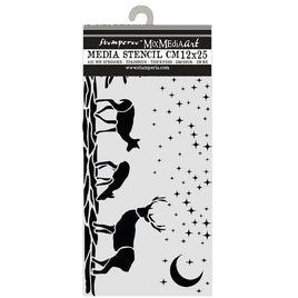 Christmas Deer - Cut Laser Stencil