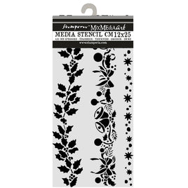 Christmas Borders - Cut Laser Stencil