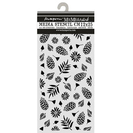 Christmas Pinecones Pattern - Cut Laser Stencil