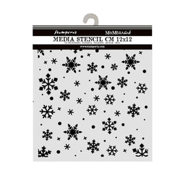 Christmas Snowflakes Pattern - Cut Laser Stencil