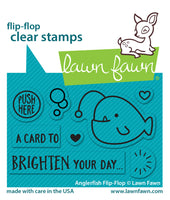 Anglerfish Flip Flop - Lawn Fawn Clear Stamp